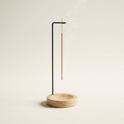 Porta bastoncini di incenso in legno da appendere per meditazione e yoga