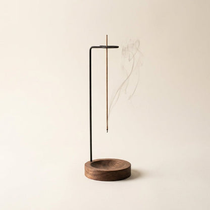 Porta bastoncini di incenso in legno da appendere per meditazione e yoga