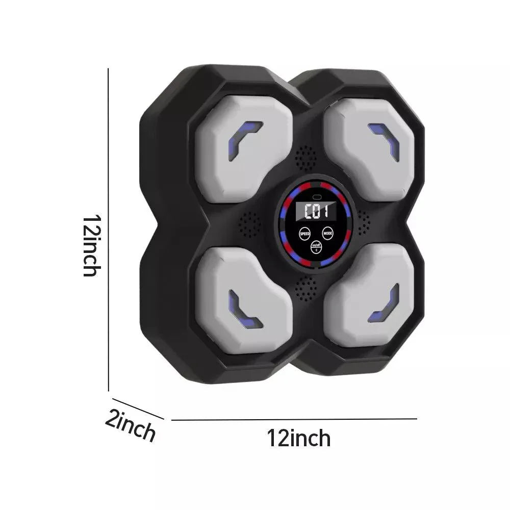 Macchina da Boxe Musicale – Dispositivo da Boxe da Parete Bluetooth con LED e Allenamento Reattivo