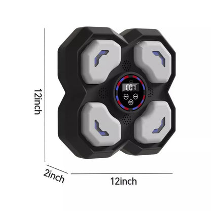 Macchina da Boxe Musicale – Dispositivo da Boxe da Parete Bluetooth con LED e Allenamento Reattivo