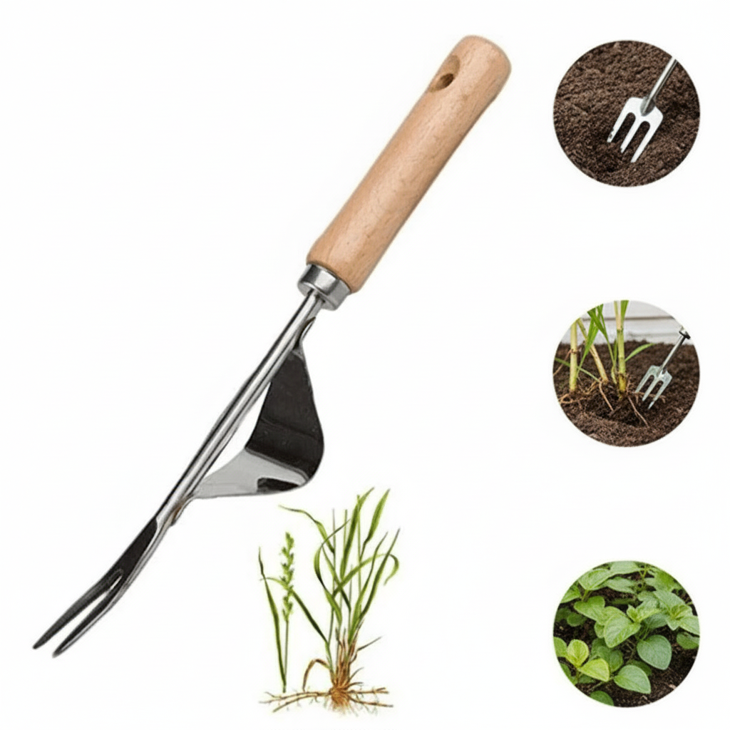 GardenPulse Precision - Rimuovi-erbacce di precisione con manico ergonomico per un facile utilizzo