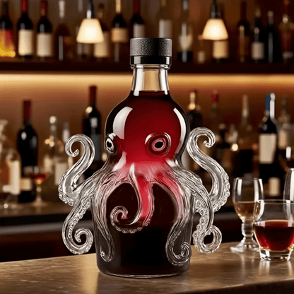 MARITIMEGLASS - Decantatore da vino nautico artigianale in cristallo