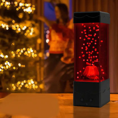 VULCALIGHT – Lampada a LED a forma di vulcano | Luce notturna a 7 colori per la cameretta dei bambini