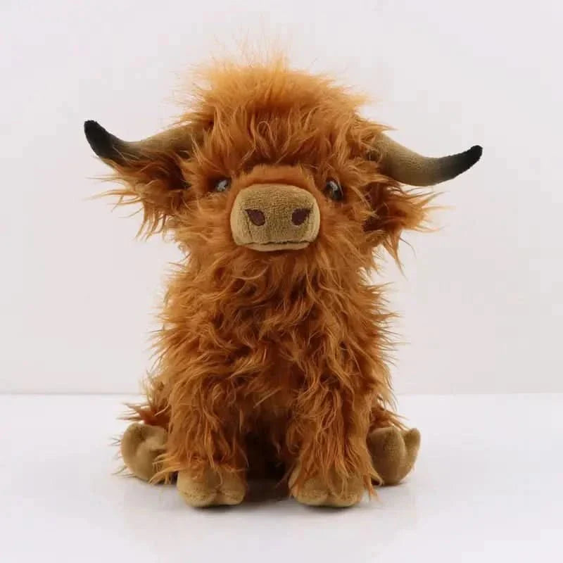 Mucca delle Highlands - Peluche morbido da coccolare per amici coccolosi