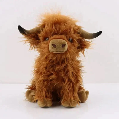 Mucca delle Highlands - Peluche morbido da coccolare per amici coccolosi