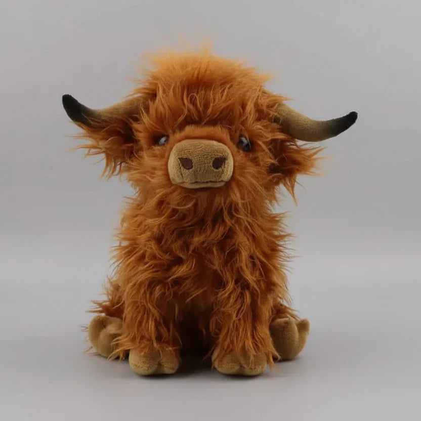 Mucca delle Highlands - Peluche morbido da coccolare per amici coccolosi