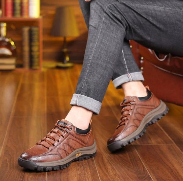 URBANSOLE – Calzature casual in pelle da uomo per comfort e protezione durante tutto il giorno