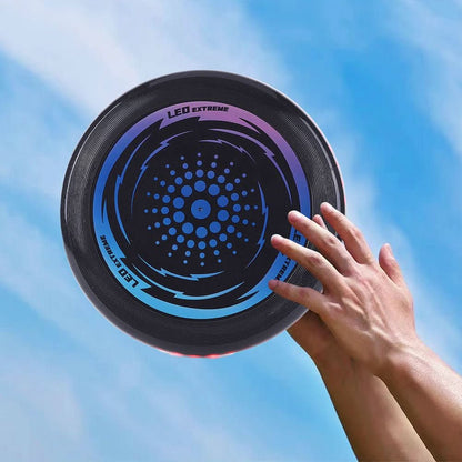 GLOWFLY – Frisbee LED luminoso per giochi notturni e divertimento all'aperto