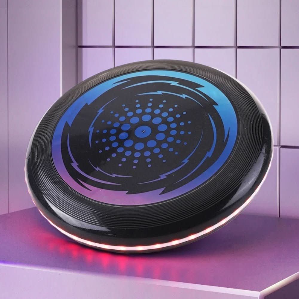 GLOWFLY – Frisbee LED luminoso per giochi notturni e divertimento all'aperto