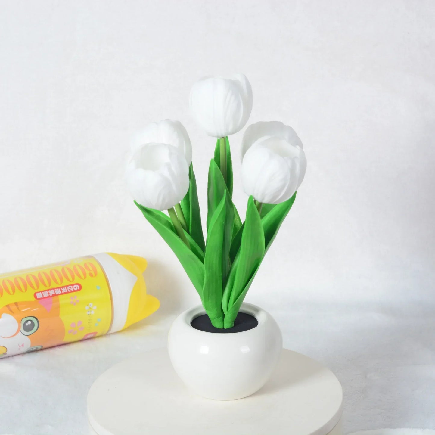 TULILIGHT – Lampada LED a tulipano | Lampada da tavolo romantica per un'atmosfera calda