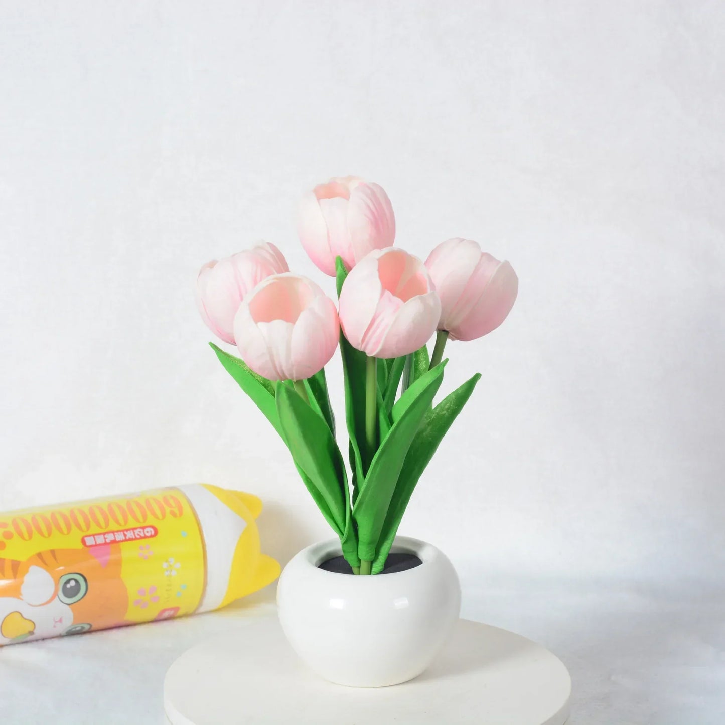 TULILIGHT – Lampada LED a tulipano | Lampada da tavolo romantica per un'atmosfera calda
