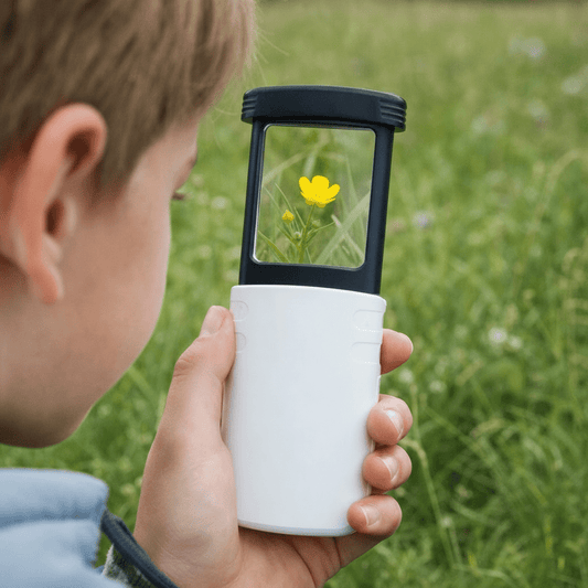 DETAILLESER – Lente d'ingrandimento tascabile pieghevole a LED 4x per una lettura chiara e lavori di dettaglio precisi
