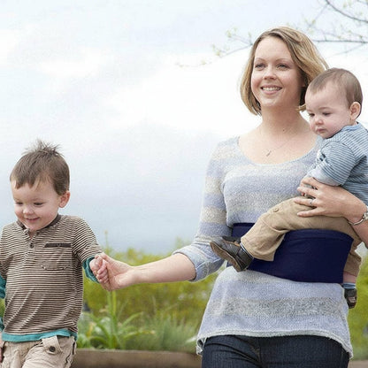 MAMABLOOM – Marsupio per bebè con cintura pelvica regolabile per un comfort di portare senza sforzo per tutto il giorno