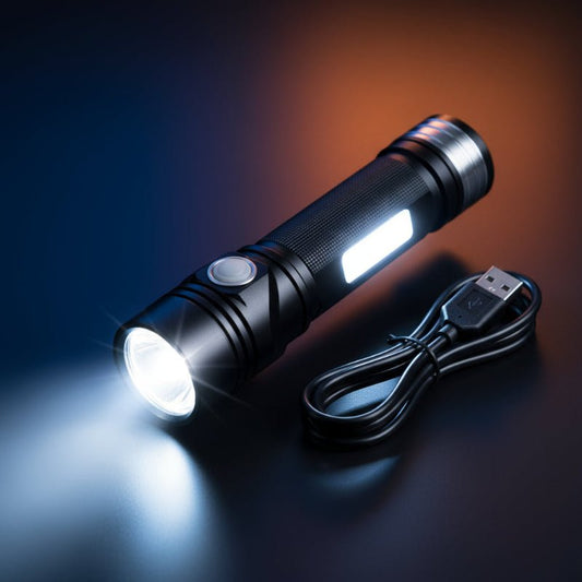 FLASHMAX – Potente torcia LED impermeabile da 100000 lm
