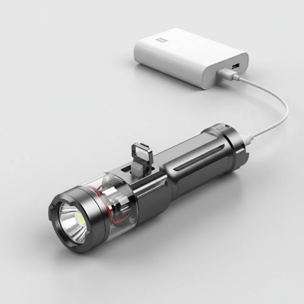 FLASHMAX – Potente torcia LED impermeabile da 100000 lm