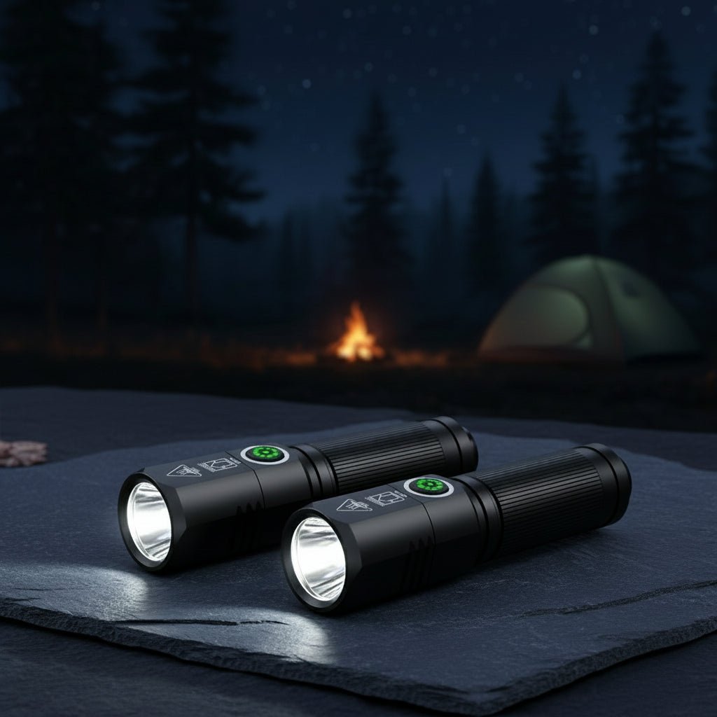BEAMTECH – torcia LED ricaricabile Type-C con 100000 lumen per uso all'aperto
