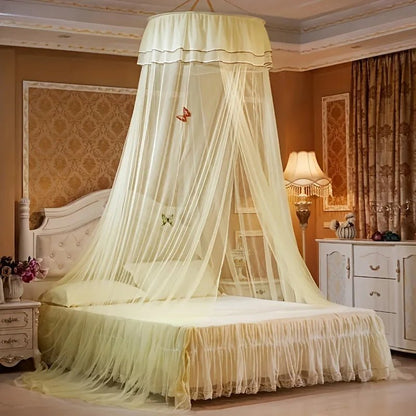DREAMDOME – Rete antizanzare a cupola elegante con decorazione di farfalle luminose