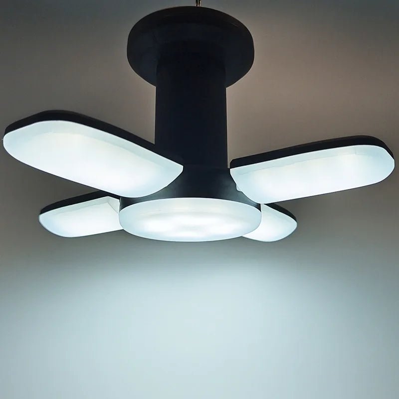 CAMPORA – Lanterna da campeggio solare con alimentazione USB e pannelli luminosi pieghevoli a 90°