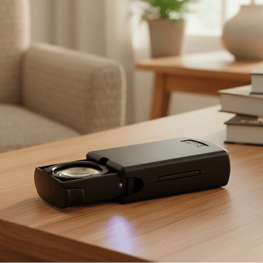 DETAILSCOPE – ingranditore portatile illuminato 30x per ispezioni di precisione
