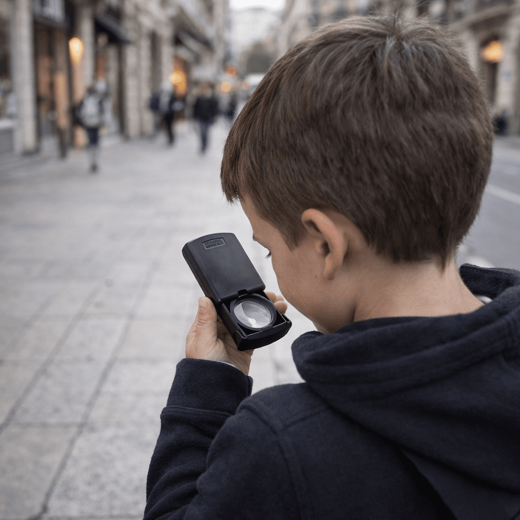 DETAILSCOPE – ingranditore portatile illuminato 30x per ispezioni di precisione