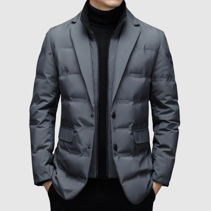 Giacca da Uomo Invernale | Elegante e Calda senza Cappuccio