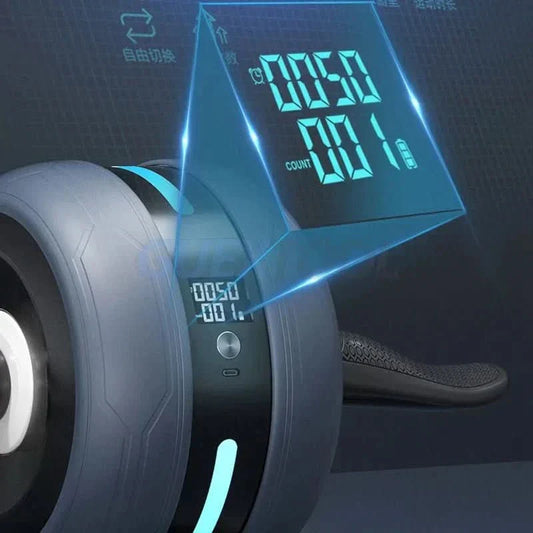 CorePro - Ruota per addominali con rimbalzo e funzione di conteggio per un allenamento efficace del core