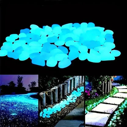 GLOWSTONE KIESEL – Pietre da giardino luminescenti per una decorazione notturna magica