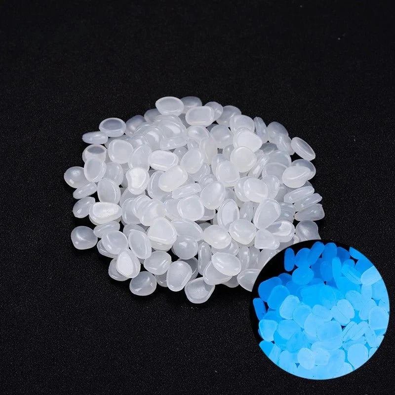 GLOWSTONE KIESEL – Pietre da giardino luminescenti per una decorazione notturna magica