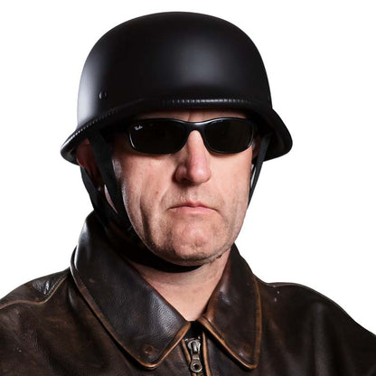 Casco Moto Demi-Jet Outlaw vista laterale