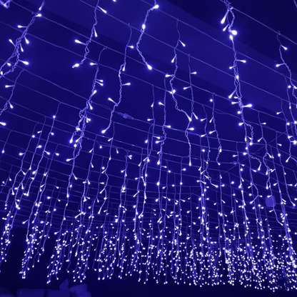 LuminaCascade | Splendide luci a forma di ghiacciolo per feste da esterno impermeabili