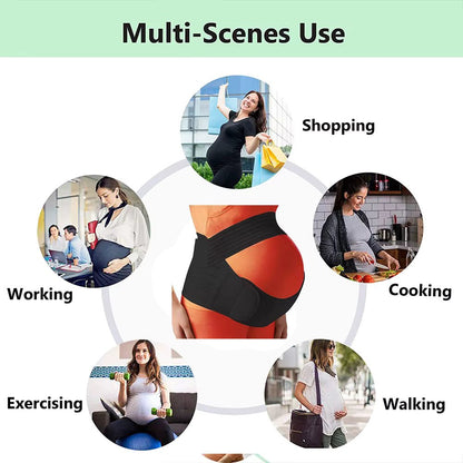 BUMBELLA – Cintura di sostegno in gravidanza 3-in-1 per comfort e stabilità, regolabile e traspirante