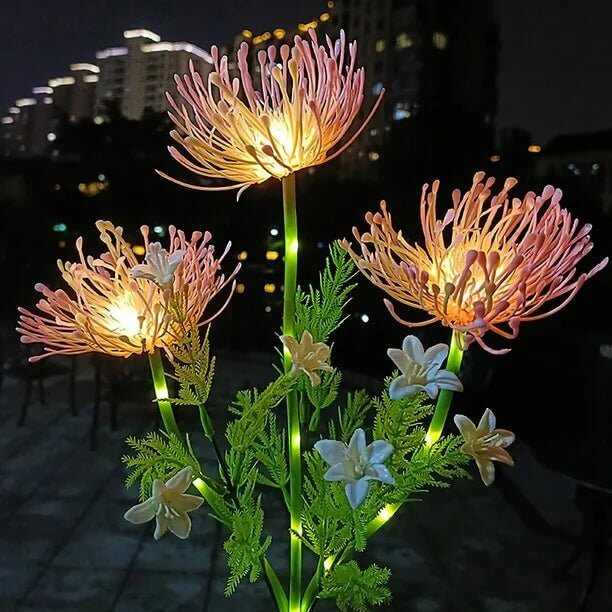 LUXPETAL – Lampada da tavolo elegante con motivo floreale