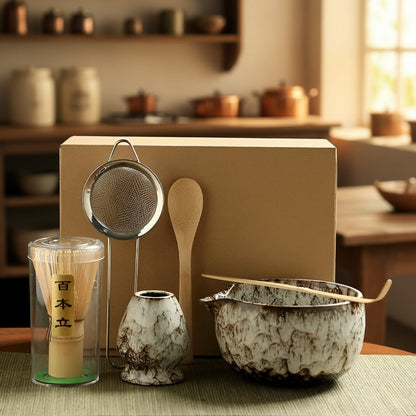 MATCHIKO – Set da 6 pezzi di tè al matcha autentico per la preparazione tradizionale