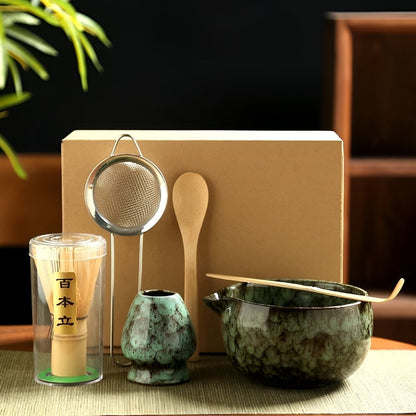 MATCHIKO – Set da 6 pezzi di tè al matcha autentico per la preparazione tradizionale
