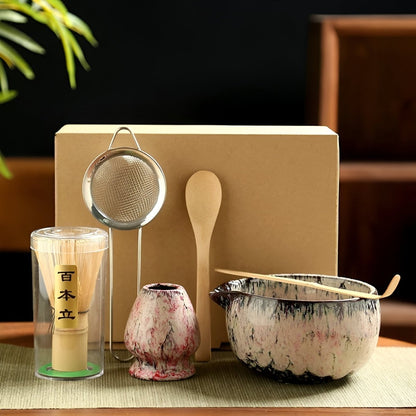 MATCHIKO – Set da 6 pezzi di tè al matcha autentico per la preparazione tradizionale