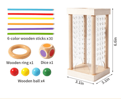 COUNTISTIX – Set di bastoncini Montessori per il conteggio, sviluppo cognitivo e coordinazione