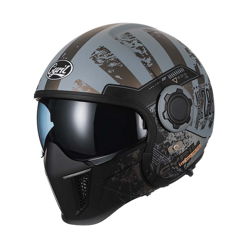 Dettaglio del tessuto COOLMAX del casco