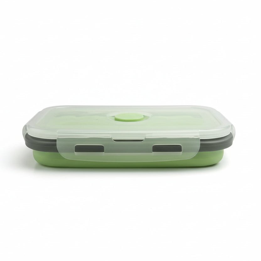MICROSAFE – Contenitori pieghevoli in silicone per la preparazione dei pasti, adatti al microonde e salvaspazio