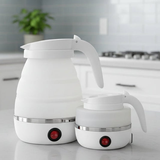 FLEXBOIL – Bollitore elettrico portatile da 0,6 L con custodia pieghevole compatta