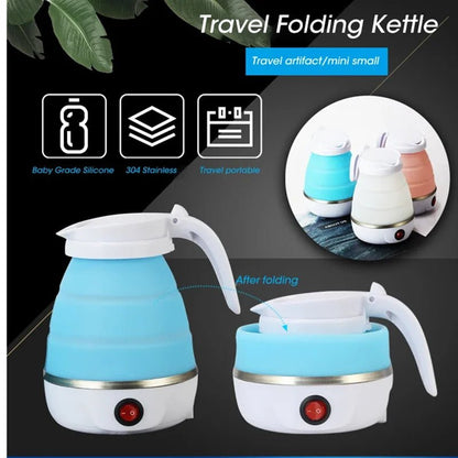 FLEXBOIL – Bollitore elettrico portatile da 0,6 L con custodia pieghevole compatta