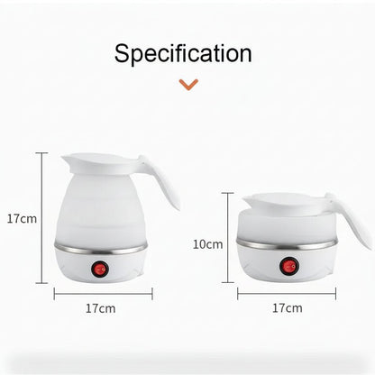 FLEXBOIL – Bollitore elettrico portatile da 0,6 L con custodia pieghevole compatta