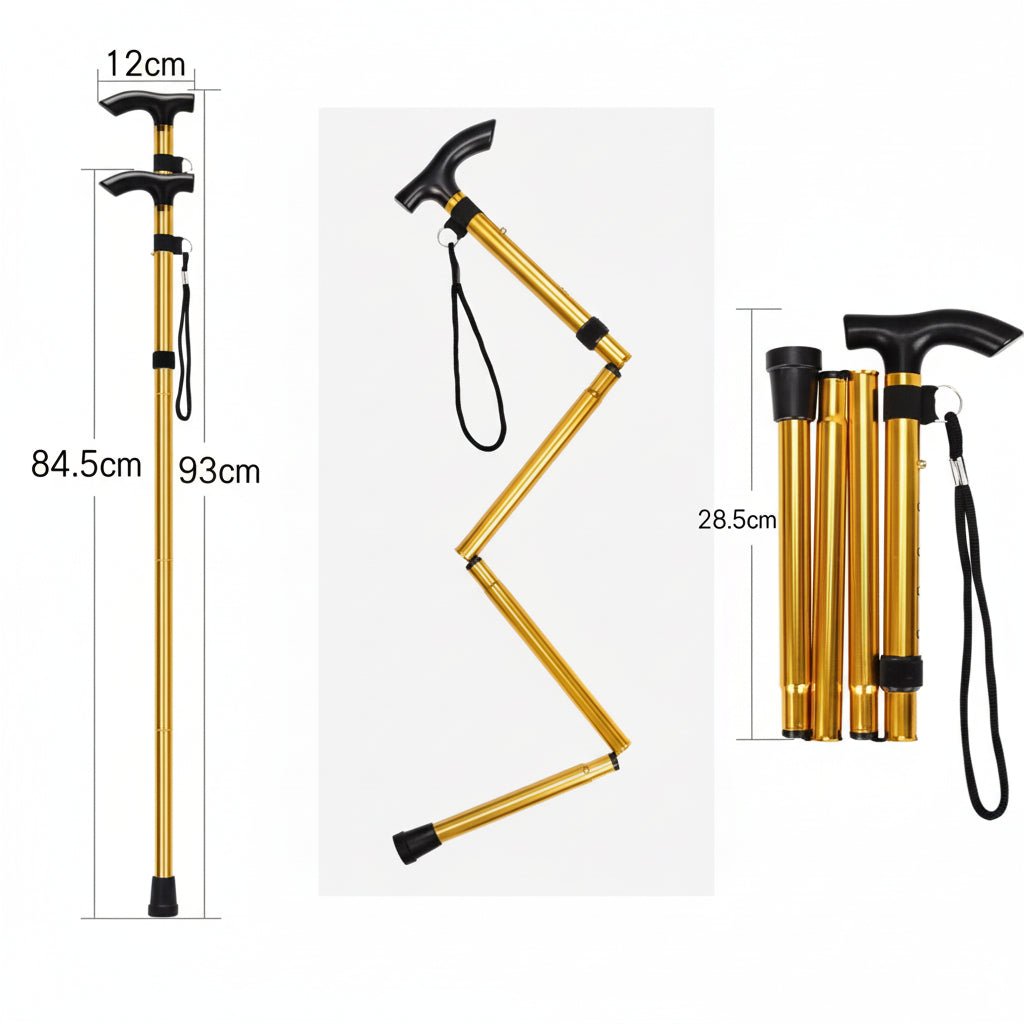 PATHGRIP – Bastoncini da trekking in alluminio regolabili per presa sicura e postura stabile