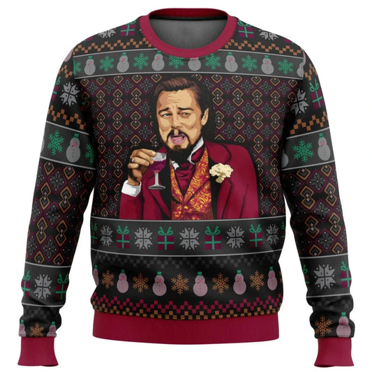 Maglia natalizia da uomo con design festoso