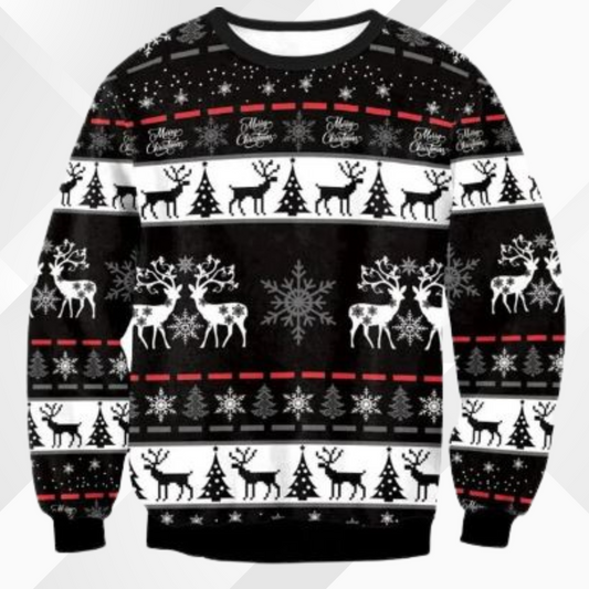 Maglione natalizio da uomo in tessuto lavorato a maglia