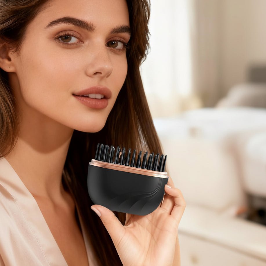 HAIRSTYLIA – Pettine lisciante senza fili per acconciature perfette