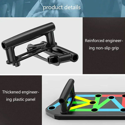 FLEXIFIT – Piastra pieghevole per flessioni e allenamento muscolare versatile