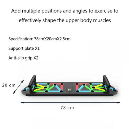 FLEXIFIT – Piastra pieghevole per flessioni e allenamento muscolare versatile