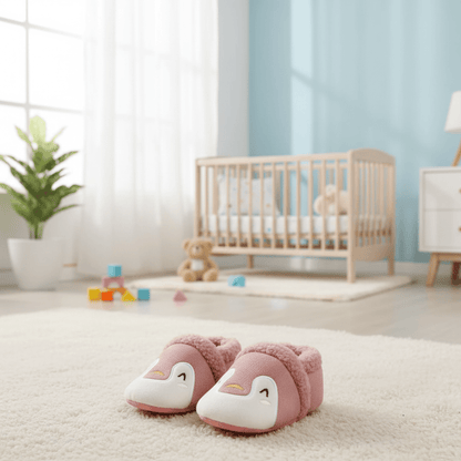 SnugPaws Slippers - Pantofole antiscivolo per neonati adatte a tutte le stagioni
