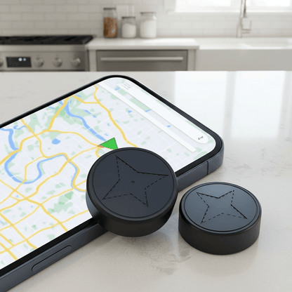 TRACKNEX – Localizzatore GPS compatto con montaggio magnetico