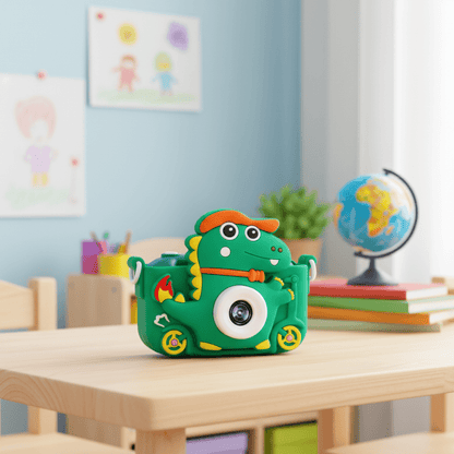 PhotoDino - Fotocamera dinosauro per bambini con HD 1080p